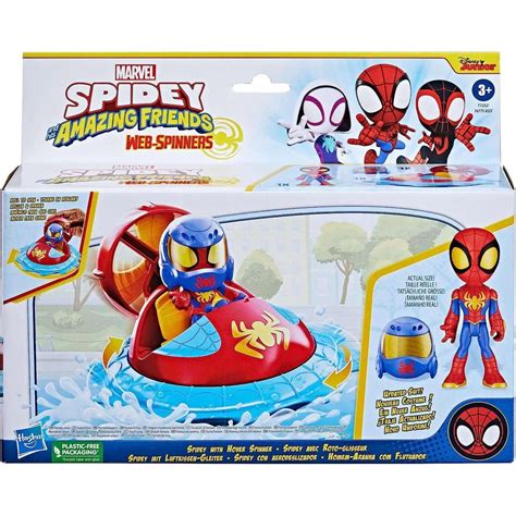 Spidey And His Amazing Friends Web Spinners Light Up Vehicle Surtidos