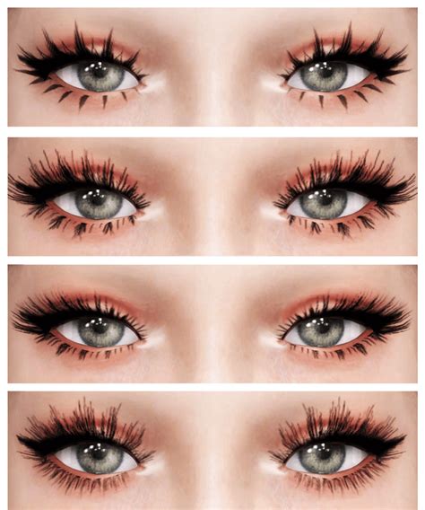 Sims 4 3D lashes | The Sims Book