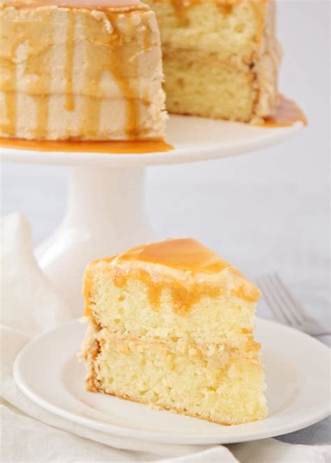 Caramel Cake Recipe {With Caramel Frosting} | Lil' Luna