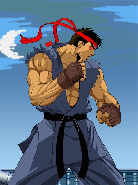 Evil Ryu by raphipl on DeviantArt