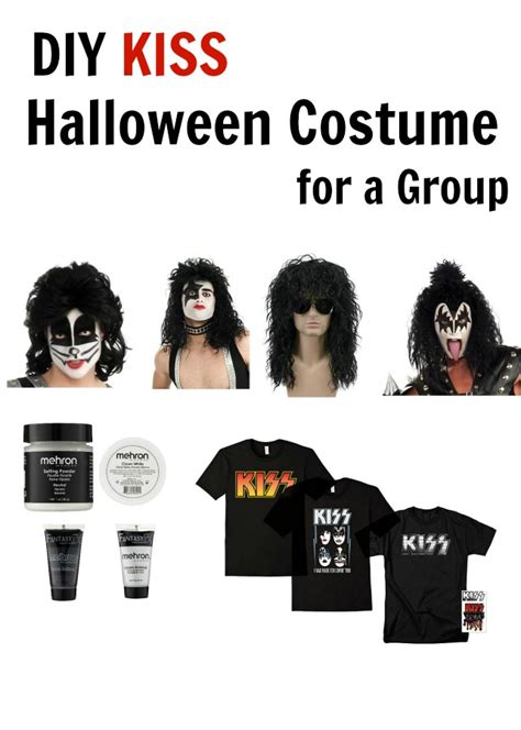 DIY KISS Halloween Costumes for a Group - Style on Main