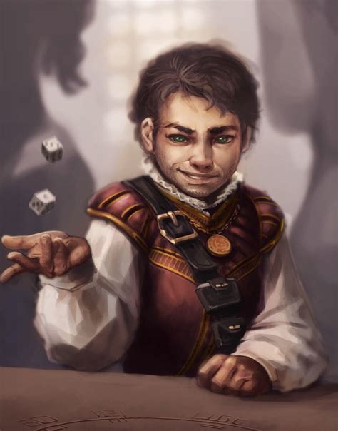 D&D Rogue / Bard | Halfling rogue, Bard, Character portraits