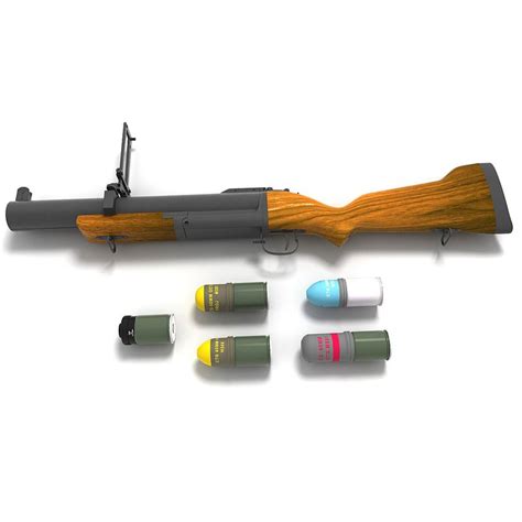 m79 grenade launcher ammo 3d c4d | M79 grenade launcher, Grenade, Ammo