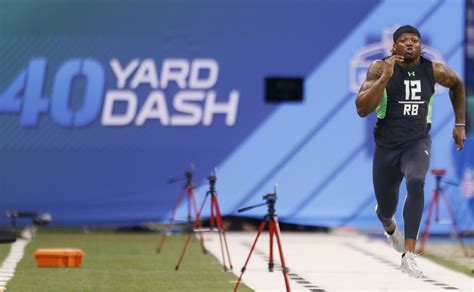 Check out the Combine 40-yard dash times for SEC QBs, RBs and WRs