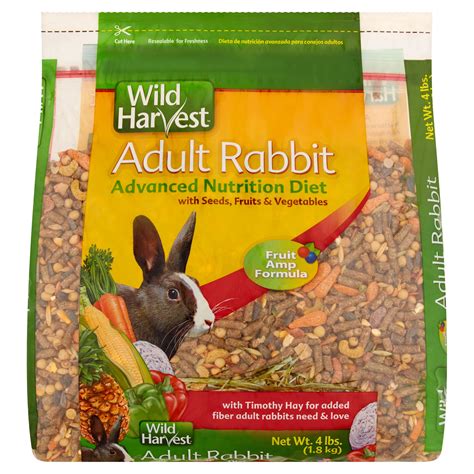 Wild Harvest Vegetarian Rabbit Food, Molasses, Salt, Seeds, Fruits ...