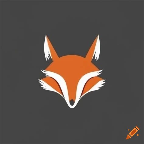 Black background with an orange fox logo