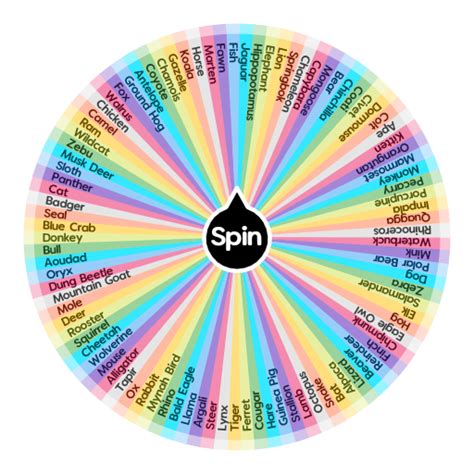 Animals🧡 | Spin The Wheel App