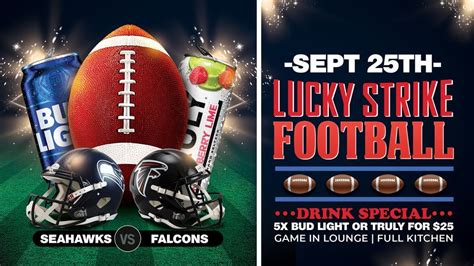 Seahawk Sunday at Lucky Strike, Lucky Strike Bellevue, September 25 ...