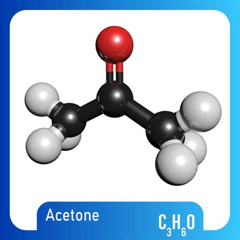 C3h6o molecule acetone 3D model - TurboSquid 1420779