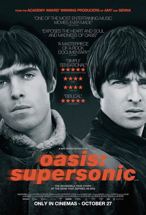 Oasis Documentary 'Supersonic' Will Hit Canadian Theatres for One Night Only