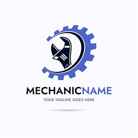 Free Vector | Mechanical engineering logo design