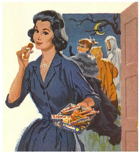 A Nostalgic Halloween: Retro Candy Ad - 1960s