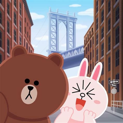 line friend | Character wallpaper, Line friends, Cony brown