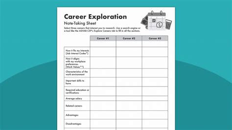 Career Exploration Worksheet Fill Online Printable Fi - vrogue.co