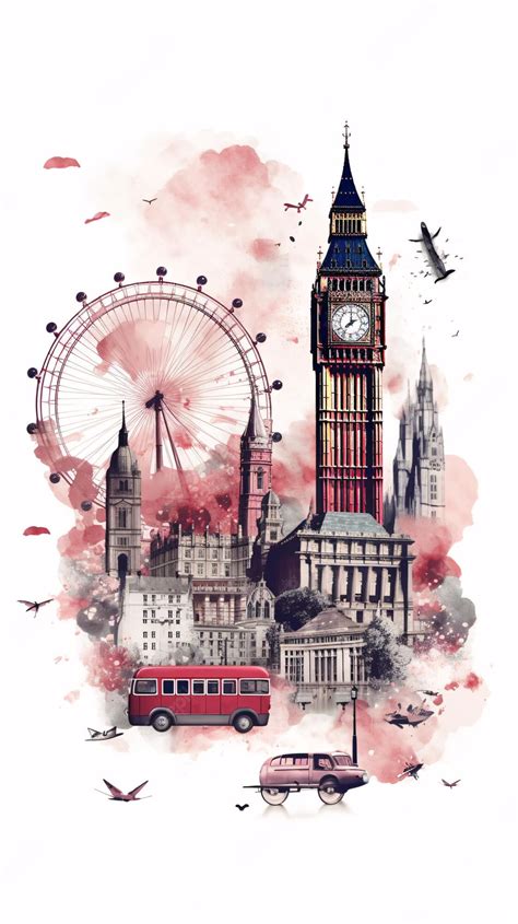 A watercolor painting of london | Premium AI-generated image