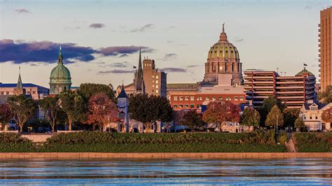 Harrisburg, Pennsylvania, City Skyline Photograph by Panoramic Images | Fine Art America