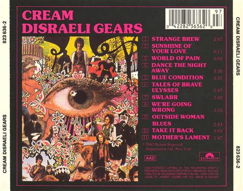 Cream - Disraeli Gears (1967)