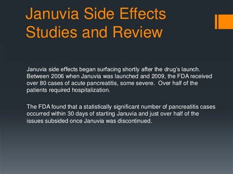 Januvia side effects