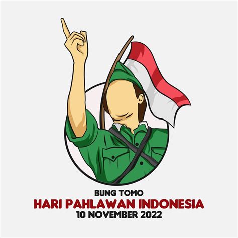 Selamat hari pahlawan Means Happy heroes national Indonesia day ...