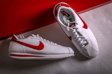 Nike Cortez Leather (White/Varsity Red) - Sneaker Freaker