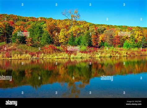 Blue Mountain Lake, New Jersey, just off the Appalachian Trail, was once part of the Blue ...