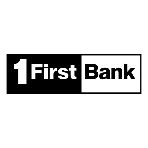 First Bank Logo Black and White – Brands Logos