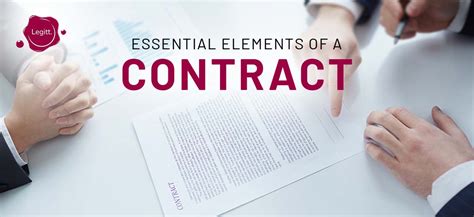 7 Essential Elements of a Contract | Legitt AI