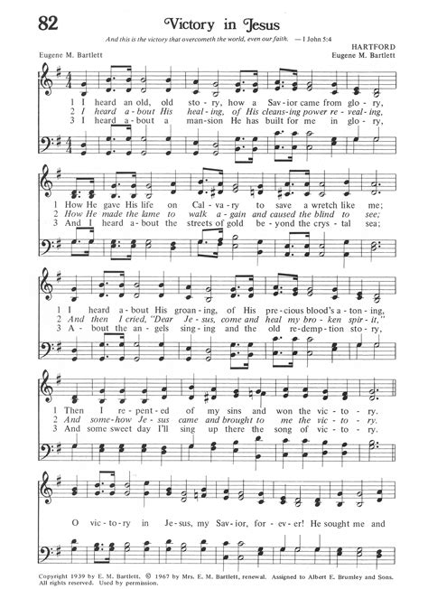 Victory In Jesus Chords Piano | Chord Piano PDF