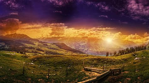 5k uhd, sky, nature, swiss alps, countryside, switzerland, sunlight, mountain, HD wallpaper ...