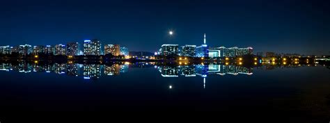 Nighttime Skyline over the water of Seoul, South Korea image - Free stock photo - Public Domain ...