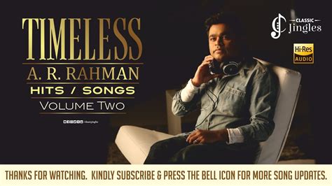 Timeless AR Rahman Hits | Best of AR Rahman Songs | AR Rahman 90s Hits | Volume-2 | HD Quality ...