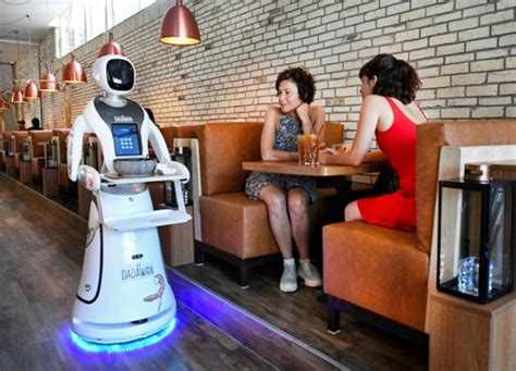 Robot waiters deployed in Dutch restaurant for contactless experience | Trending - Hindustan Times