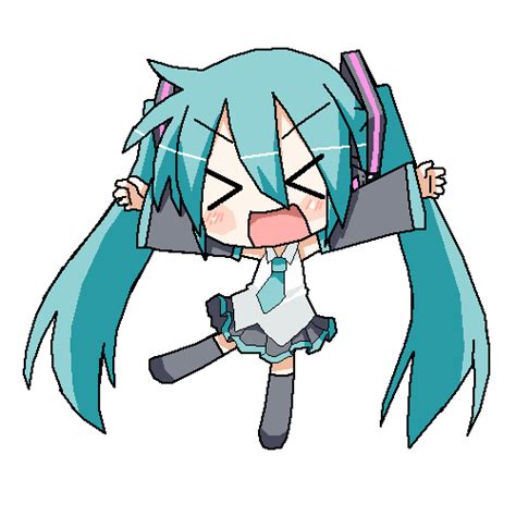 Hatsune Miku Chibi Transparent - IMAGESEE