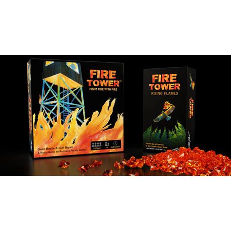 Fire Tower 2nd Edition & Rising Flames Expansion Deluxe Kickstarter Board Game by Runaway Parade ...