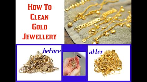 How To Clean Gold Jewellery at Home - YouTube