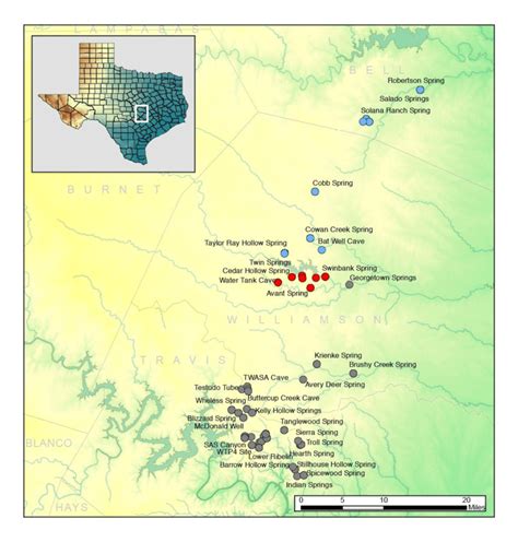 Map from Hillis et al. 2015 final report from a section six grant ...