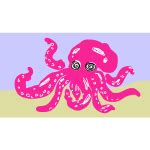 Octopus Silhouette Ernst Haeckel | Free SVG