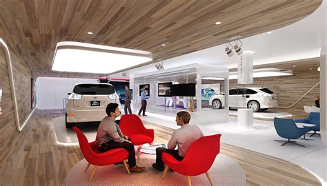 Toyota Showroom on Behance | Interior design exhibition, Toyota, Light blue aesthetic