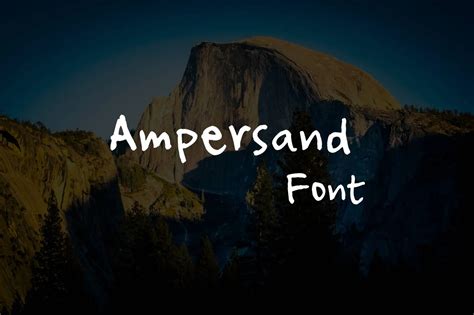 Ampersand Font Free Download