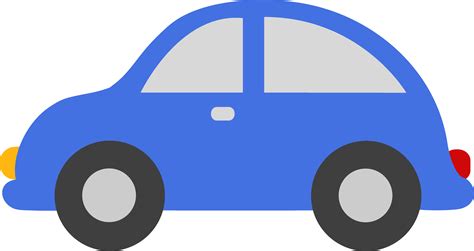 Blue Toy Car Clipart | Toy car, Cute cars, Blue car