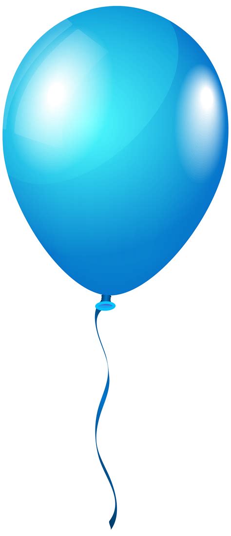 Balloon Blue Clip art - Blue Balloon Cliparts png download - 2716*6301 - Free Transparent ...