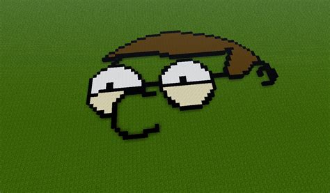 HUGE Peter Griffin Pixel Art Minecraft Map