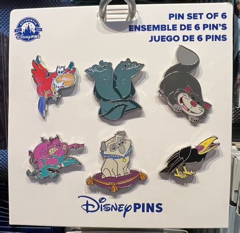 Disney Villains Sidekicks Booster Pin Set at Disney Parks - Disney Pins Blog