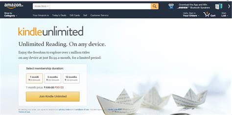 Amazon India launches Kindle Unlimited subscription service - MEDIANAMA