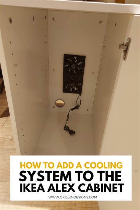 How To Add Cooling to a Computer in an Enclosed Cabinet. • Grillo Designs