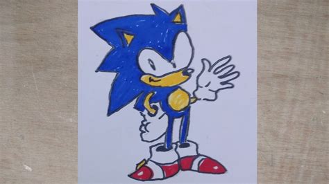 Sonic the Hedgehog drawing | Hedgehog drawing, Sonic the hedgehog ...