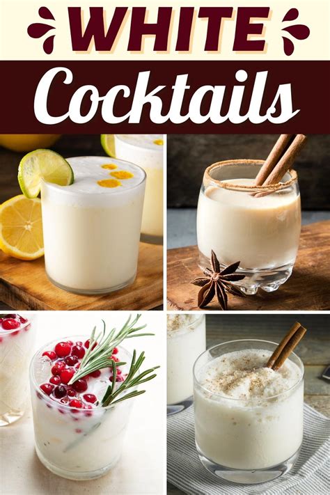 20 Best White Cocktails for Any Occasion - Insanely Good