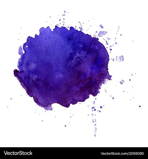 Watercolor splash Royalty Free Vector Image - VectorStock