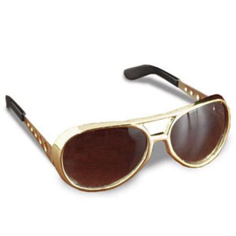 Elvis 1970s Gold Sunglasses