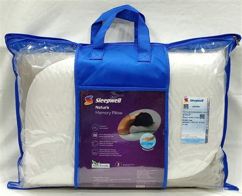 Sleepwell Natura Memory Foam Pillow - (XL : 18*27) : Amazon.in: Home & Kitchen